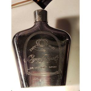 Vintage Crown Royal Stainless Steel 6oz. flask